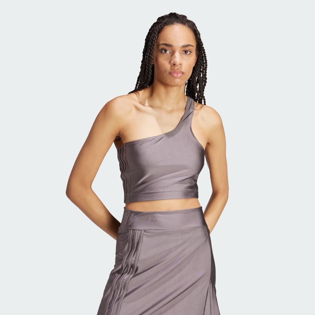 Fashion Cut-Out Elastan Crop-Top