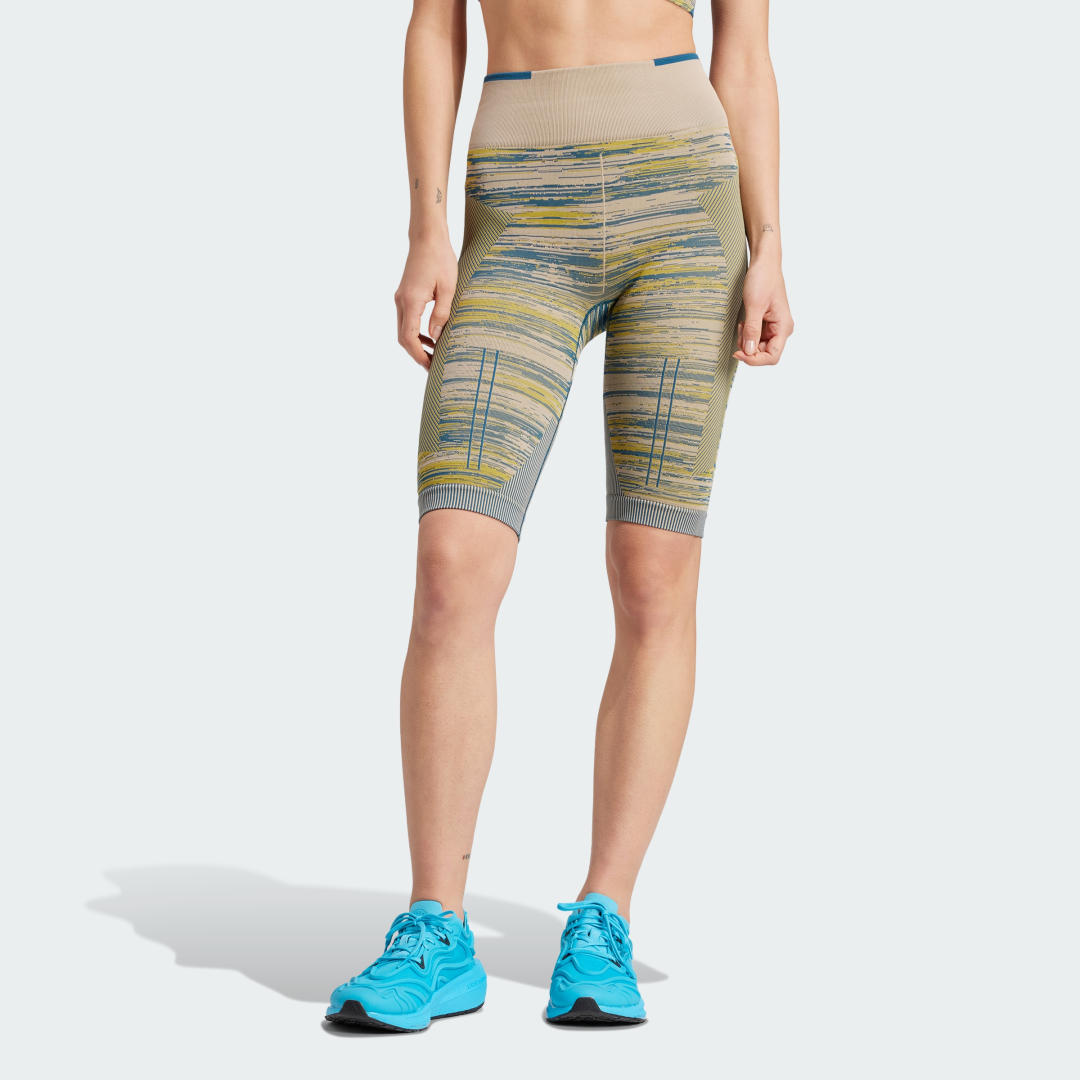 adidas by Stella McCartney TrueStrength Seamless Yoga Bike Leggings