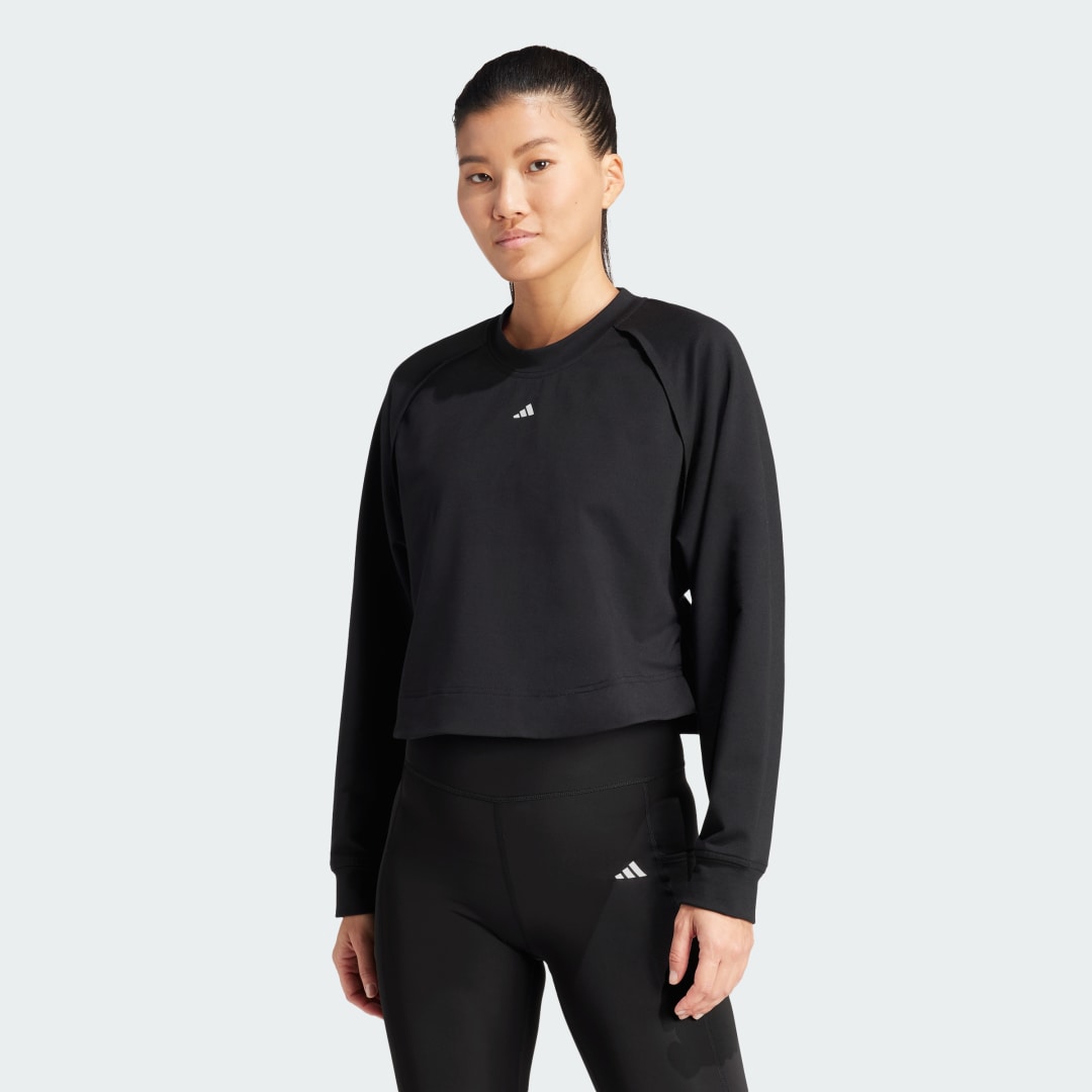 Power Hidden Racerback Overlay Sweatshirt