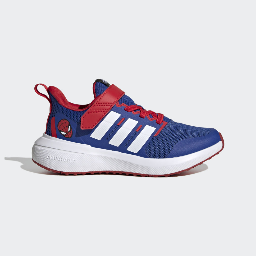 adidas x Marvel FortaRun Spider-Man 2.0 Cloudfoam Sport Lace Top Strap Schuh