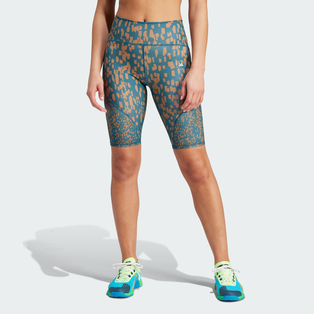 adidas by Stella McCartney TruePurpose Optime Training Printed kurze Leggings
