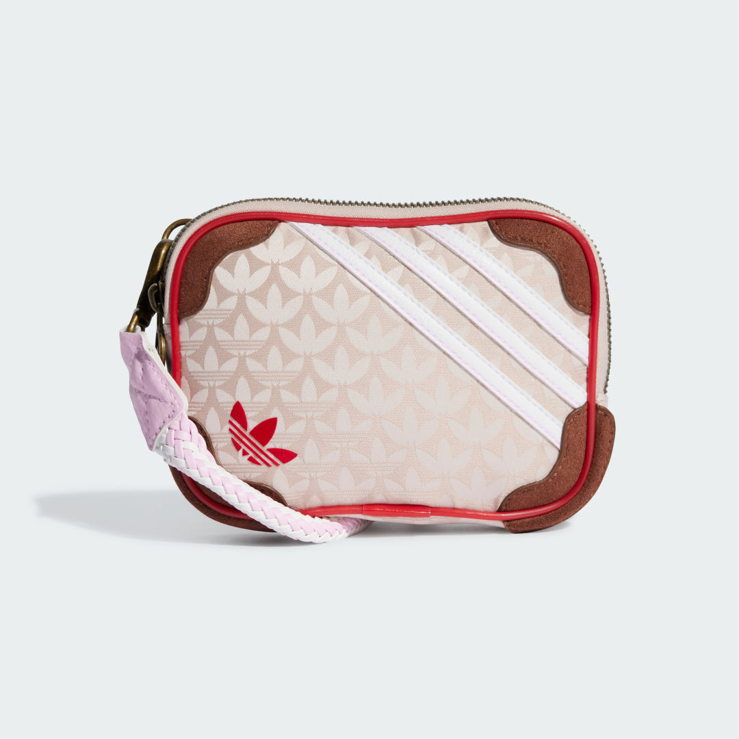 Trefoil Monogram Jacquard Suede Mini Airliner Tasche