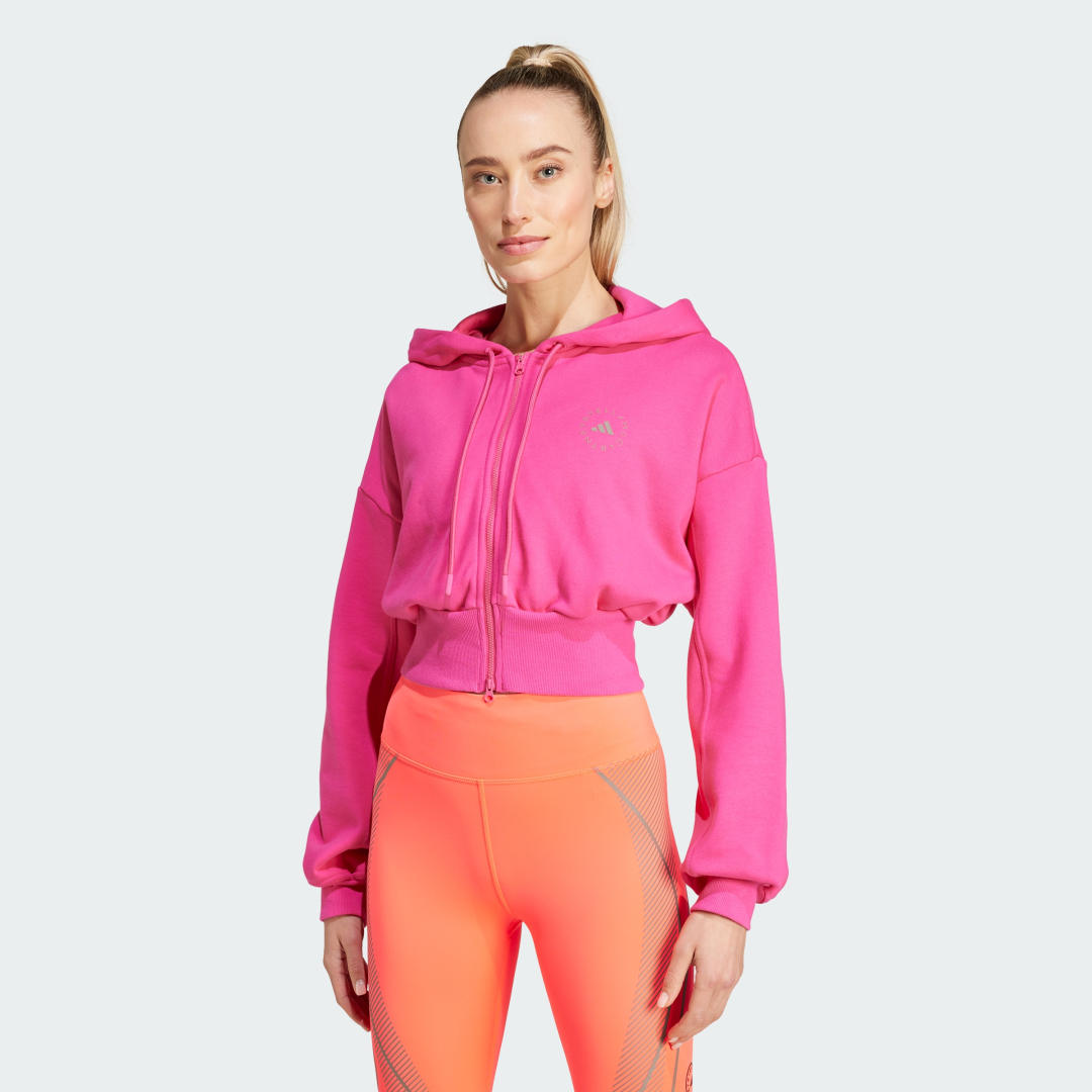 adidas by Stella McCartney Sportswear Cropped Kapuzenjacke