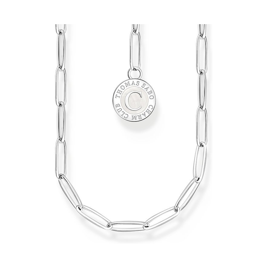 Thomas Sabo Kette Carrier X2089-007-21-L70 925er Silber, Emaille