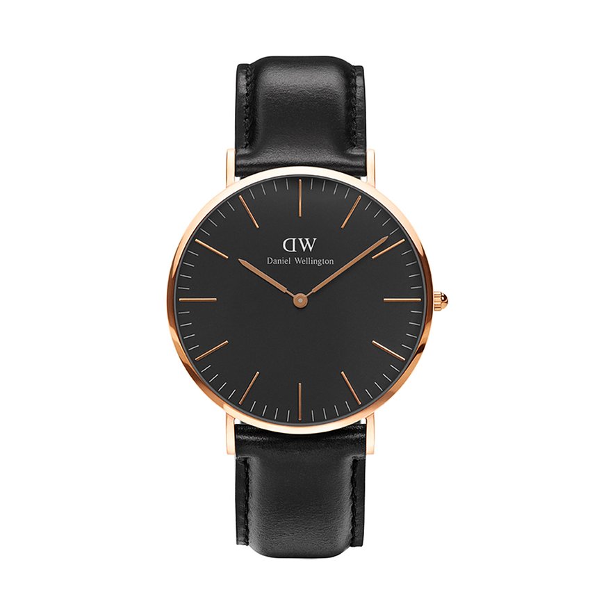 Daniel Wellington Herrenuhr Classic Black DW.DW00100127 Edelstahl