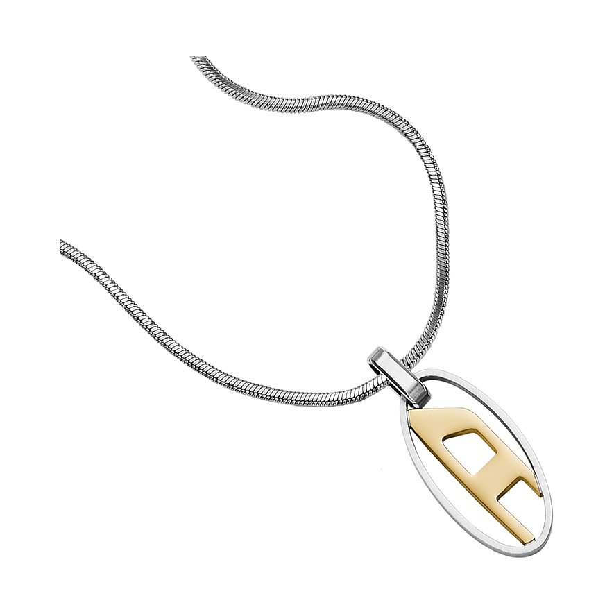 Diesel Kette SINGLE PENDANT DX1421931 Edelstahl