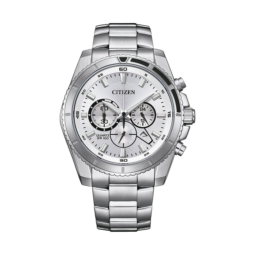 Citizen Chronograph Chronograph AN8200-50A Edelstahl, Edelstahl