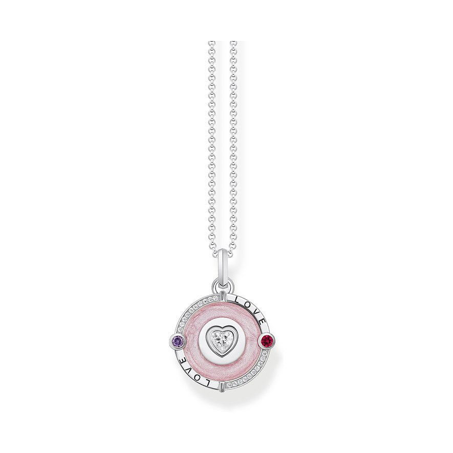Thomas Sabo Kette Sterling Silver KE2201-390-9-L45V 925er Silber, Emaille