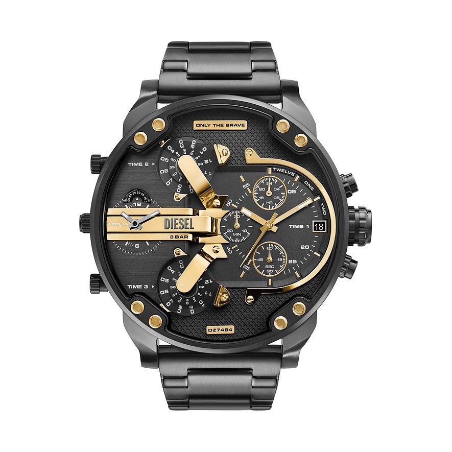 Diesel Chronograph MR. DADDY DZ7484 Edelstahl