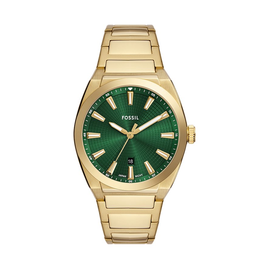 Fossil Herrenuhr EVERETT FS6090 Edelstahl