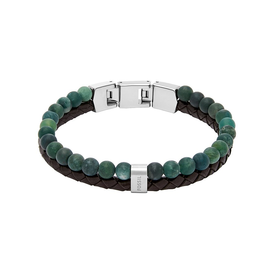 Fossil Armband JEWELRY JF04854040 Leder, Edelstahl
