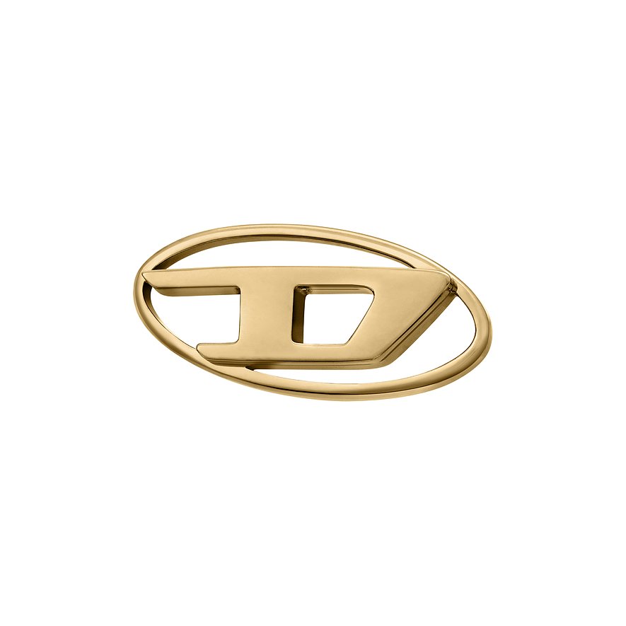 Diesel Einzelner Ohrschmuck OVAL D LOGO DX1590710 Edelstahl