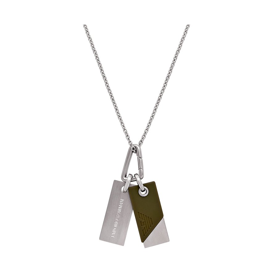 Emporio Armani Kette EGS3179040 Edelstahl, Silikon
