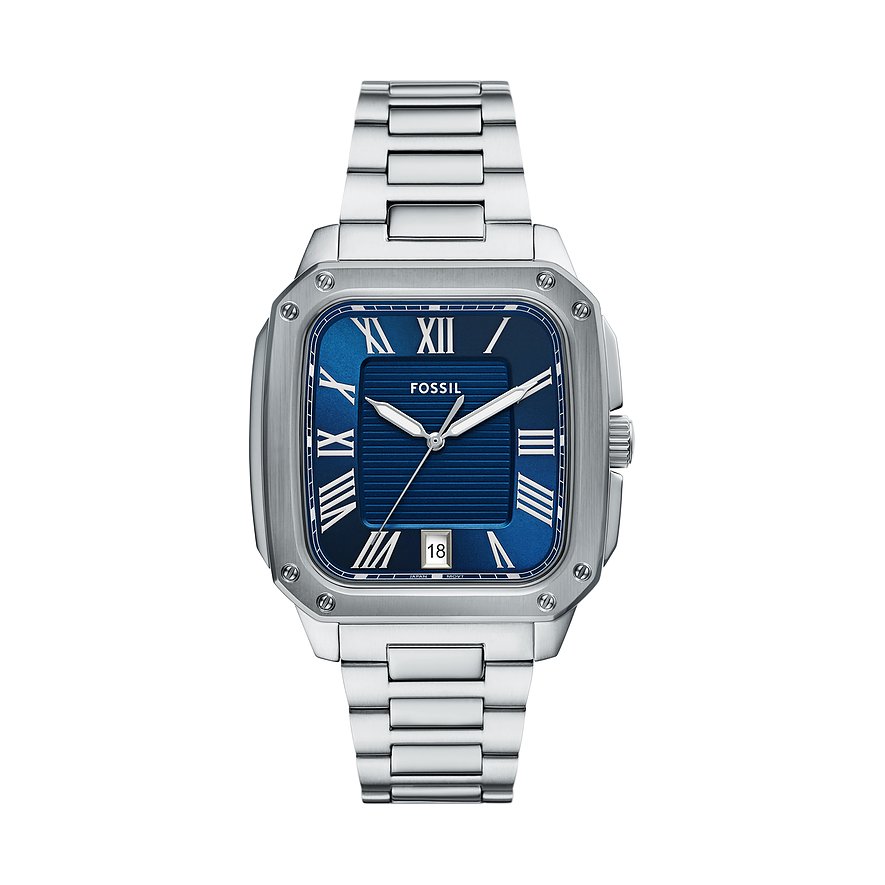 Fossil Herrenuhr Crosby FS6121 Edelstahl