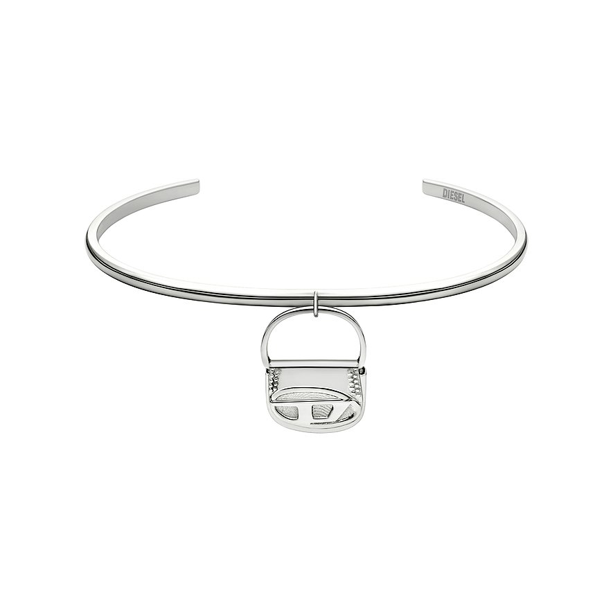 Diesel Armreif Oval D Logo DX1621040 Edelstahl