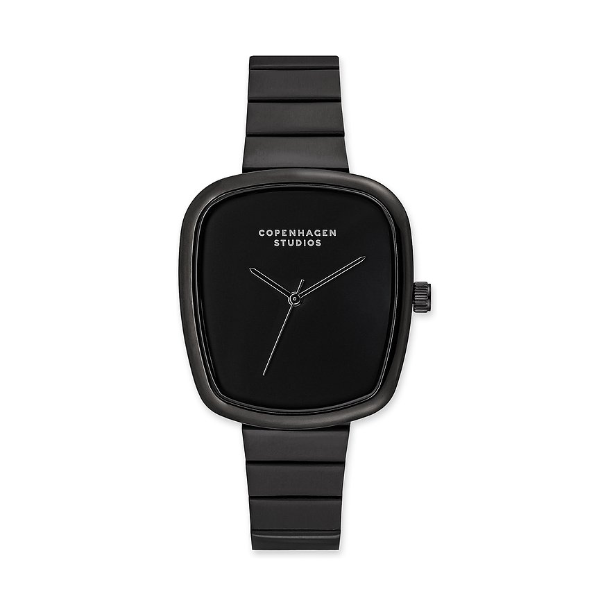 Copenhagen Studios Damenuhr Curved CPT-0004-MQ Edelstahl