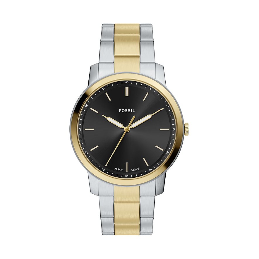 Fossil Herrenuhr Minimalist FS6182 Edelstahl