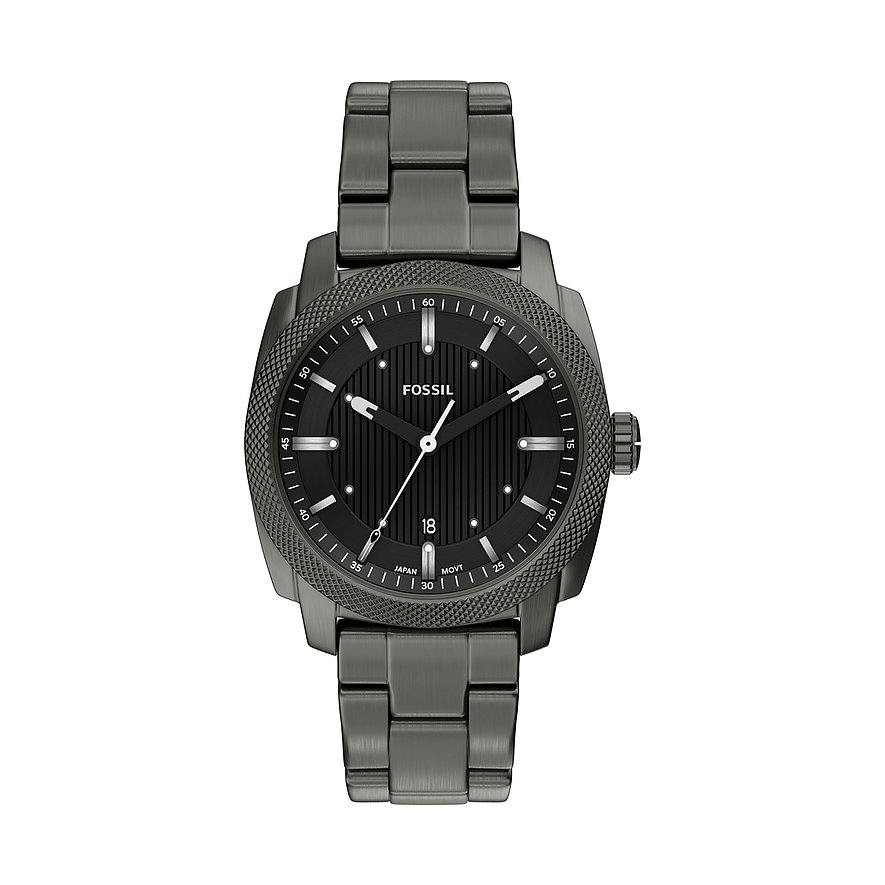 Fossil Herrenuhr Machine FS6185 Edelstahl