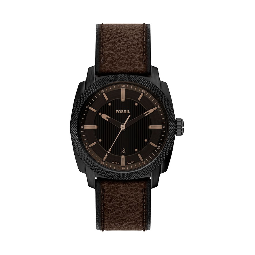 Fossil Herrenuhr Machine FS6187 Edelstahl