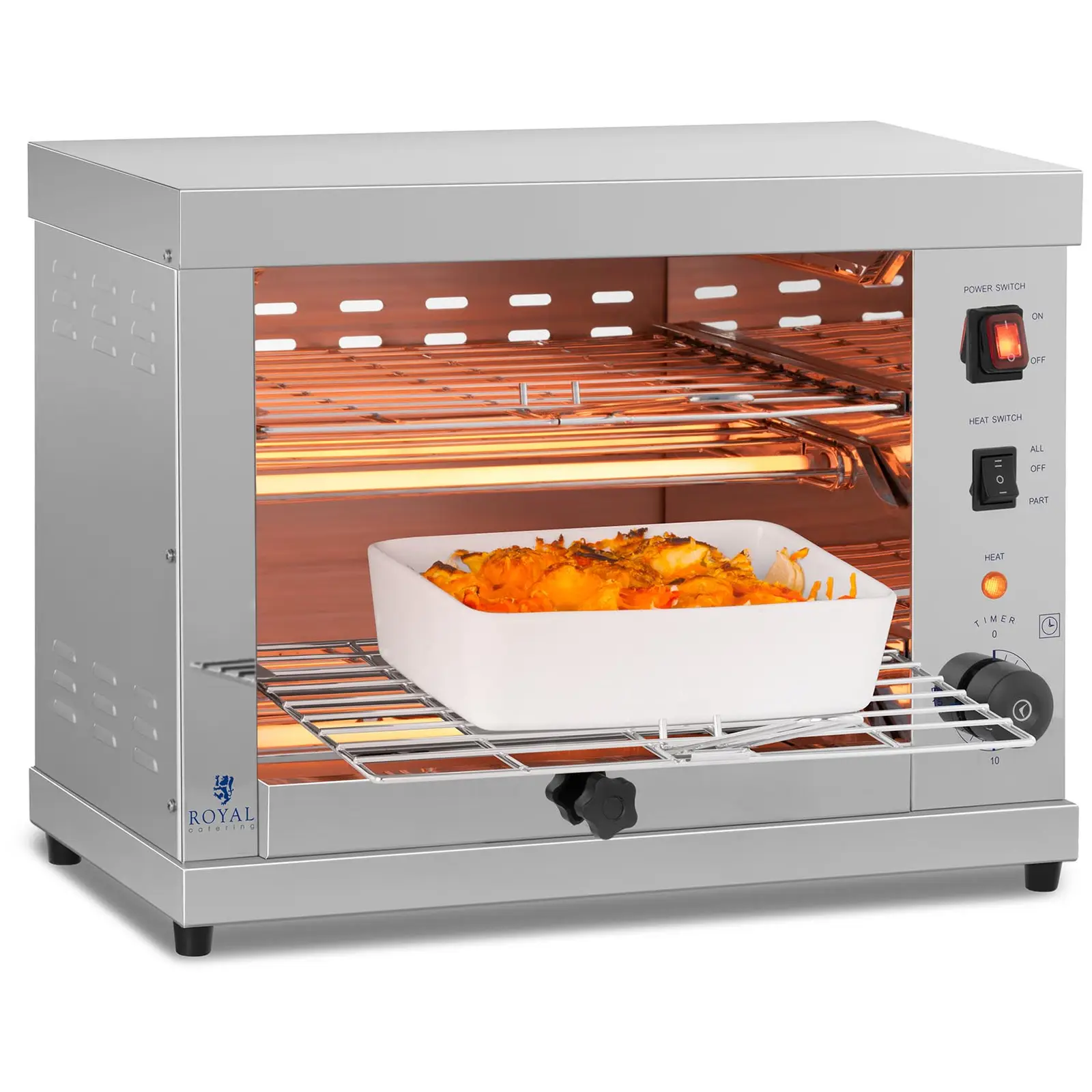 Royal Catering Salamander Grill - 2 Etagen - 3.250 Watt