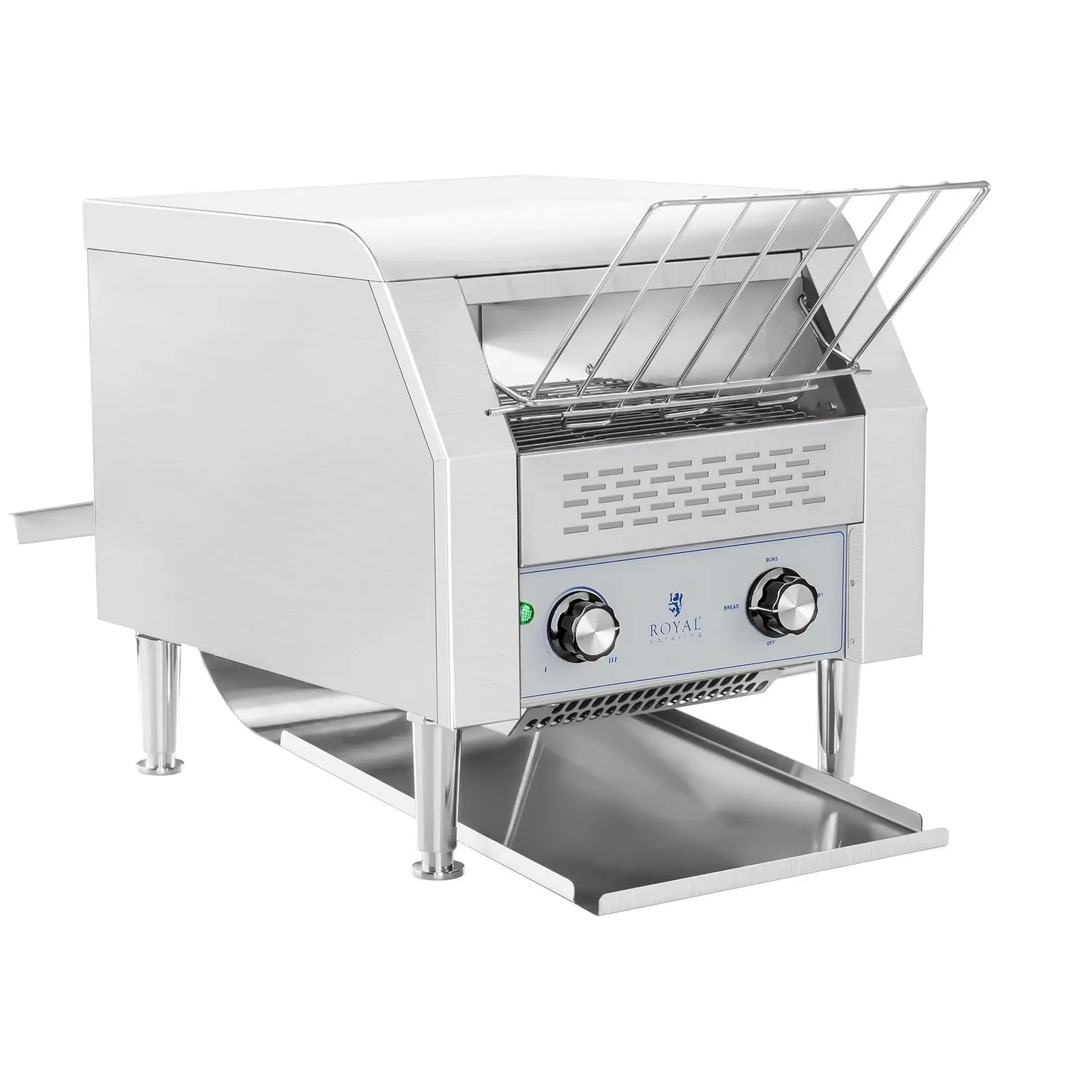 Royal Catering B-Ware Durchlauftoaster - 2200 W - 7 Geschwindigkeiten - 3 Heizstufen