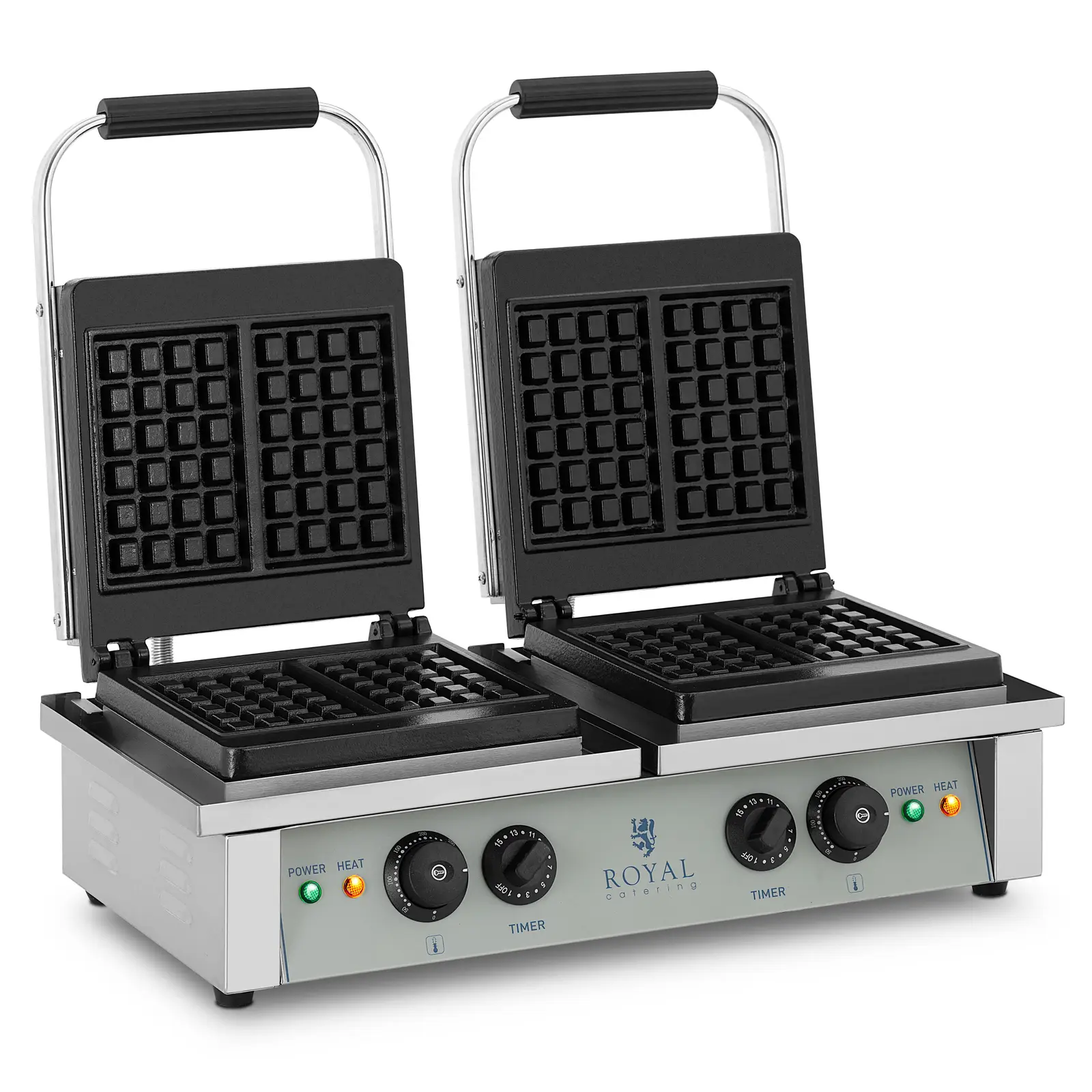 Royal Catering B-Ware Waffeleisen - 2 x 2.000 Watt - rechteckig