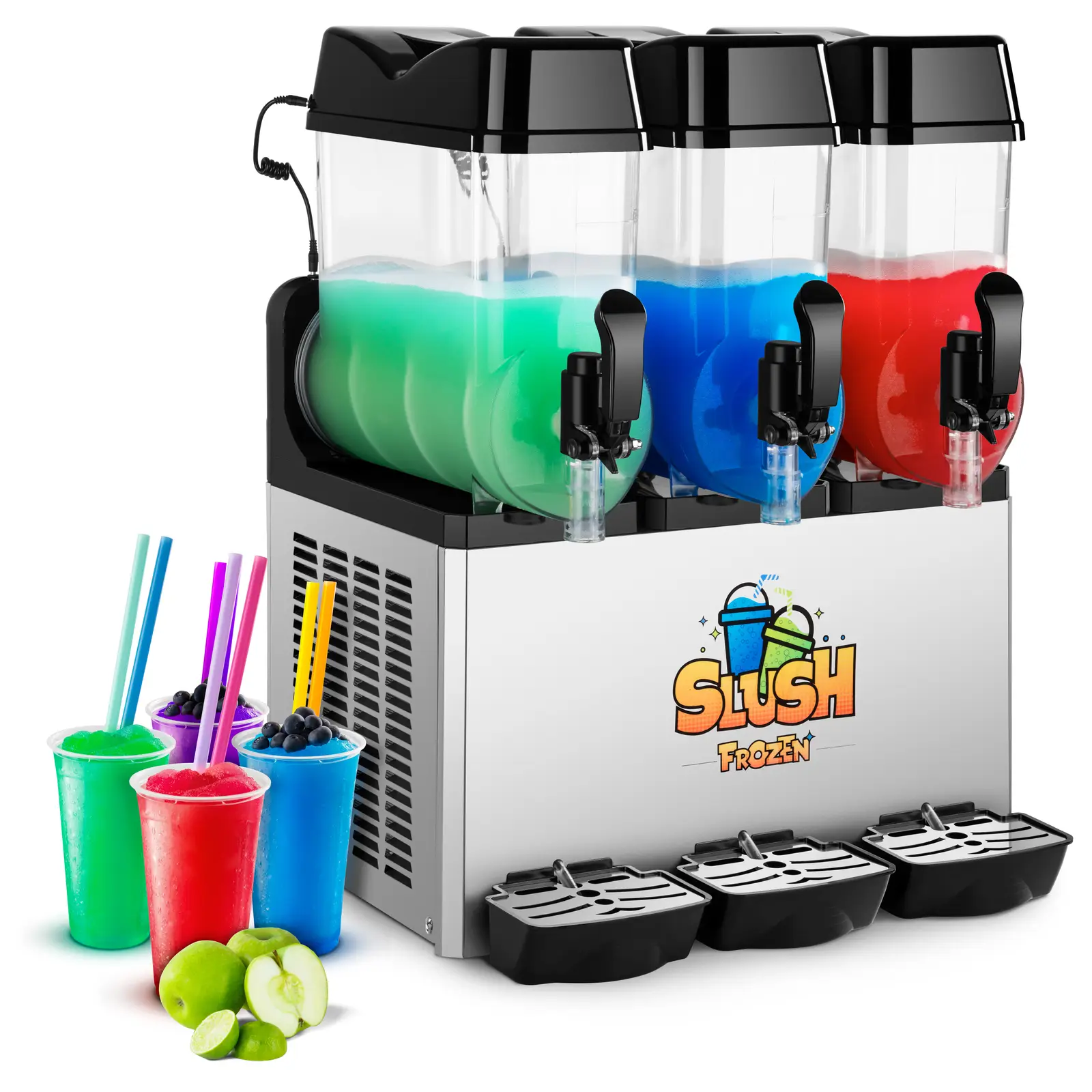 B-Ware Slush-Maschine - 3 x 12 l - Royal Catering