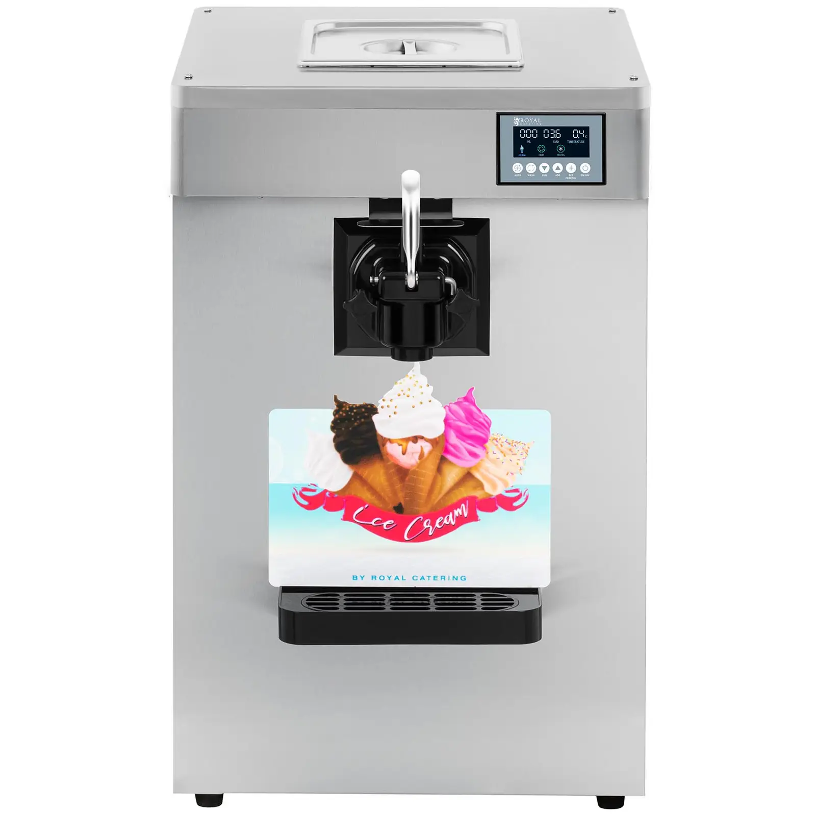 Royal Catering B-Ware Softeismaschine - 1.600 W - 13 L - 18 L/h