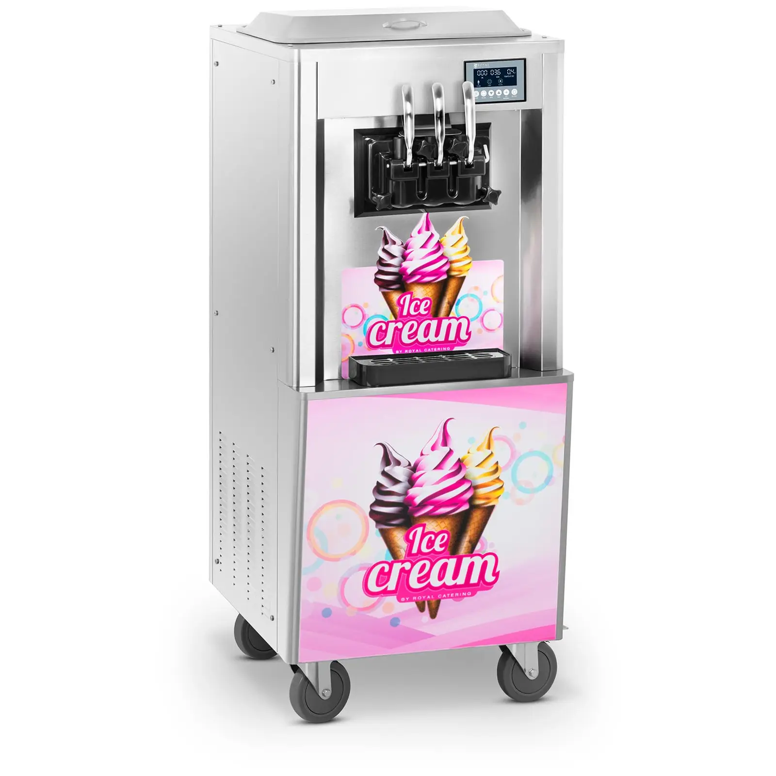 Royal Catering B-Ware Softeismaschine - 2.100 W - 2 x 8,5 L - 23 L/h