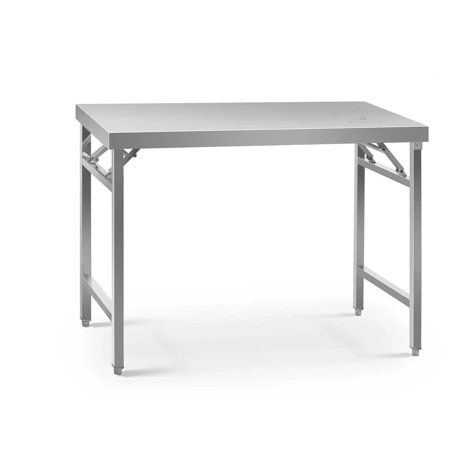 B-Ware Edelstahl-Arbeitstisch - ECO - 70 x 120 cm - 215 kg - klappbar - Royal Catering