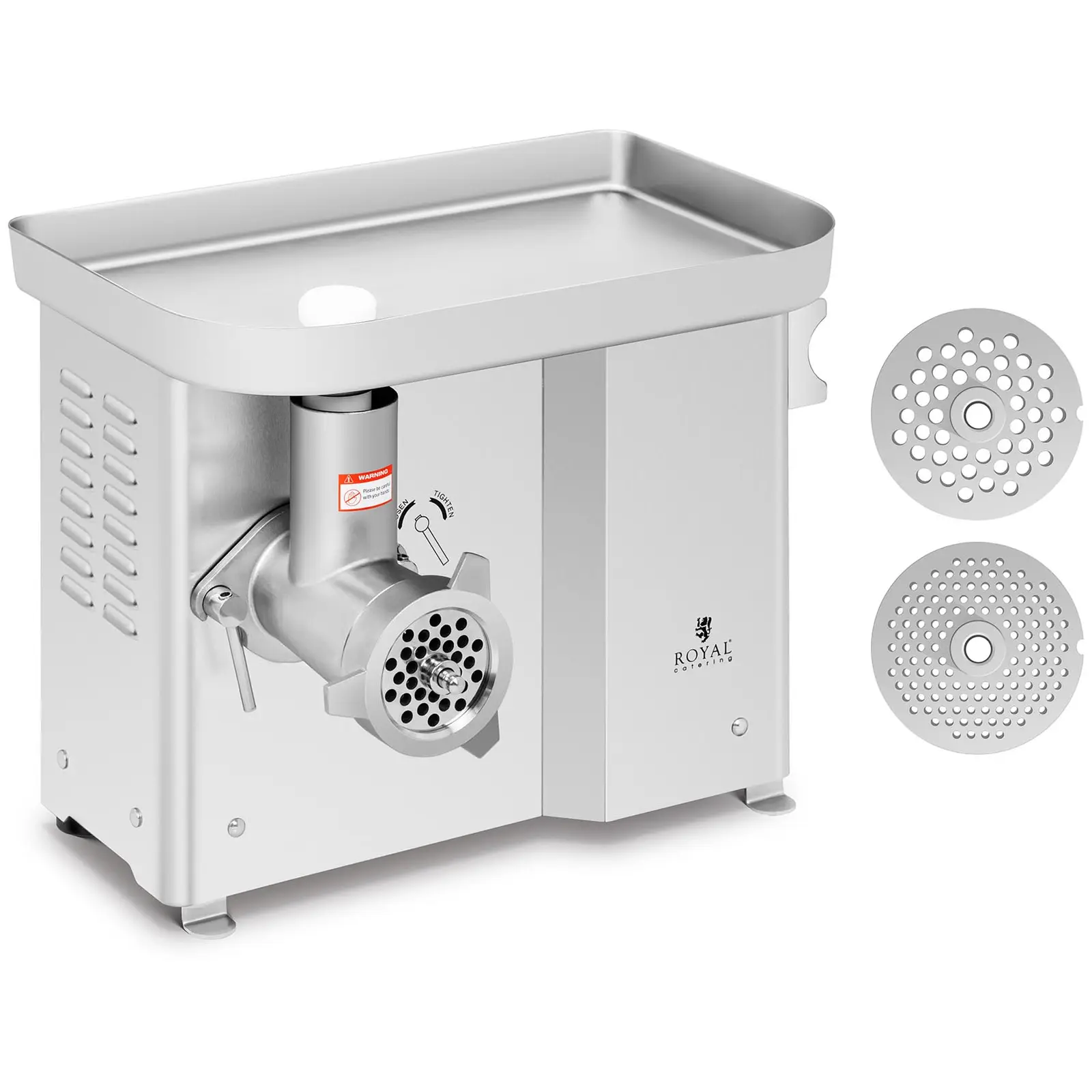 Royal Catering B-Ware Fleischwolf - Edelstahl - 300 kg/h - mit Rücklauf