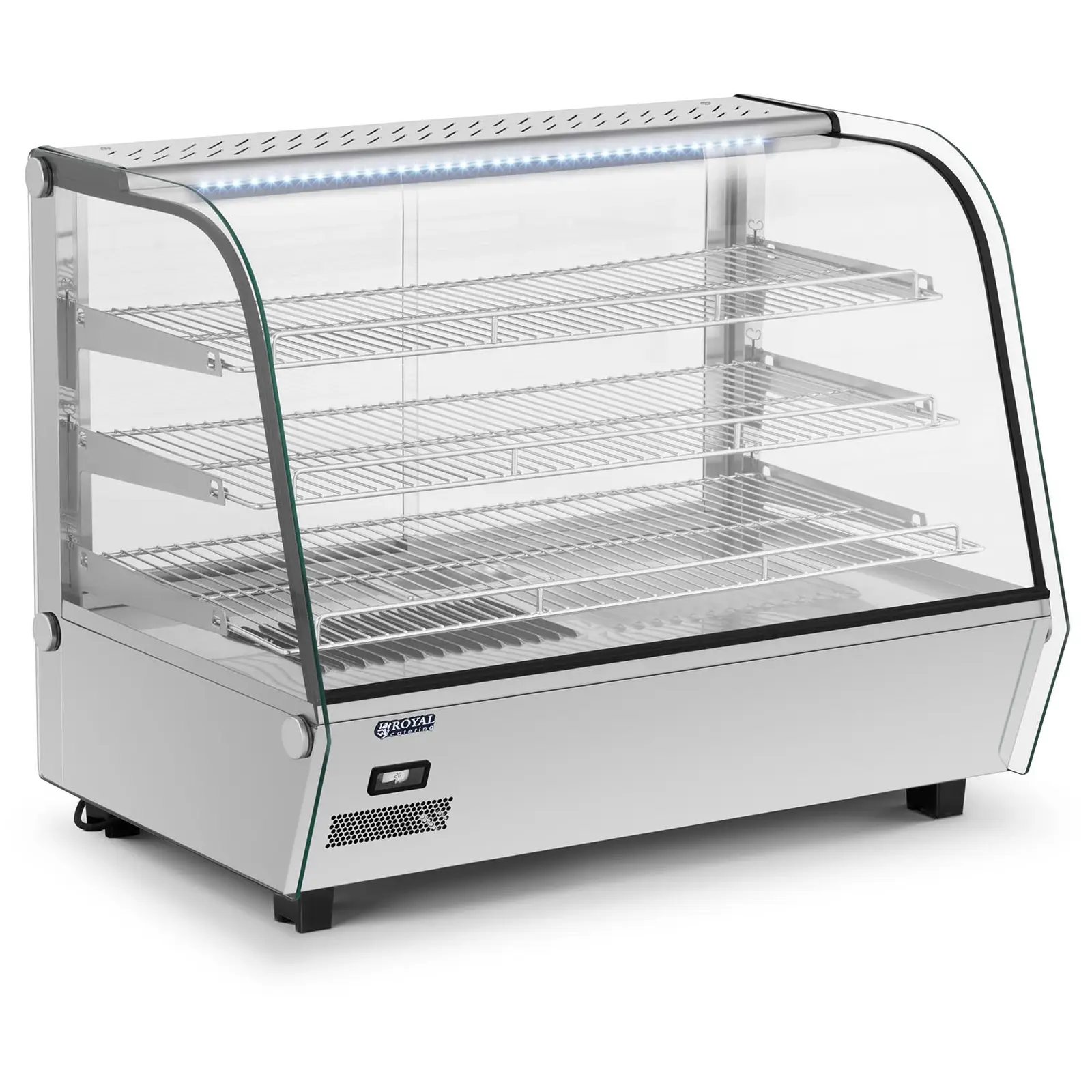 Royal Catering B-Ware Heiße Theke - 160 L - 1.500 W - Beleuchtung