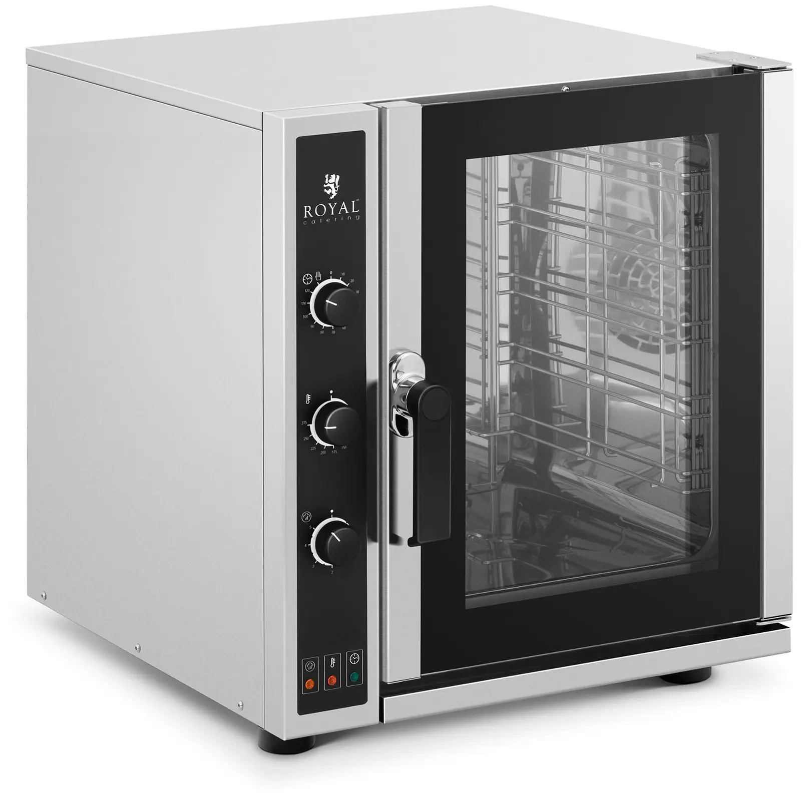 Royal Catering B-Ware Heißluftofen - 3.200 W - Dampffunktion - 5 Einschübe GN 2/3
