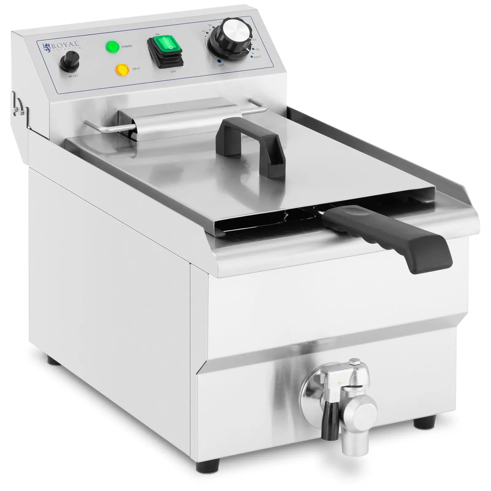 B-Ware Elektro-Fritteuse - 9 l - 3000 W - Ablasshahn - Royal Catering