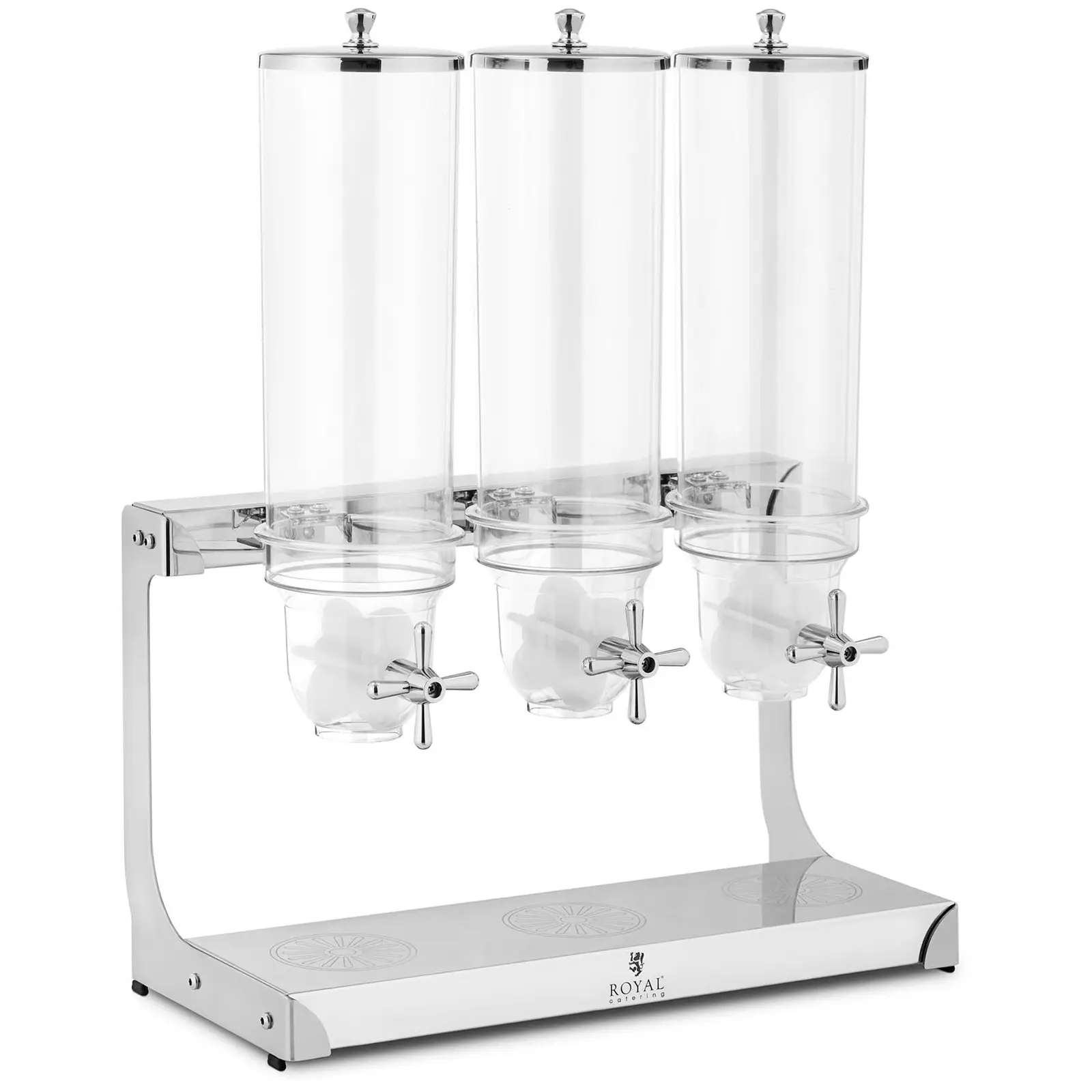 B-Ware Müslispender - 3 x 3,5 l - Kunststoff - Royal Catering 