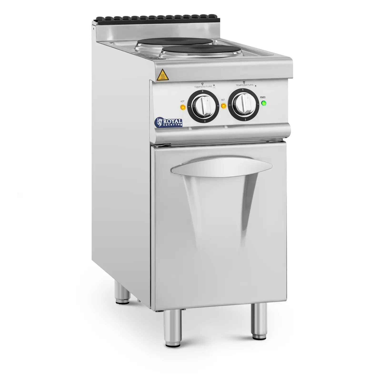 B-Ware Elektroherd Gastro - 5,2 kW - 2 Platten - Unterschrank - Royal Catering