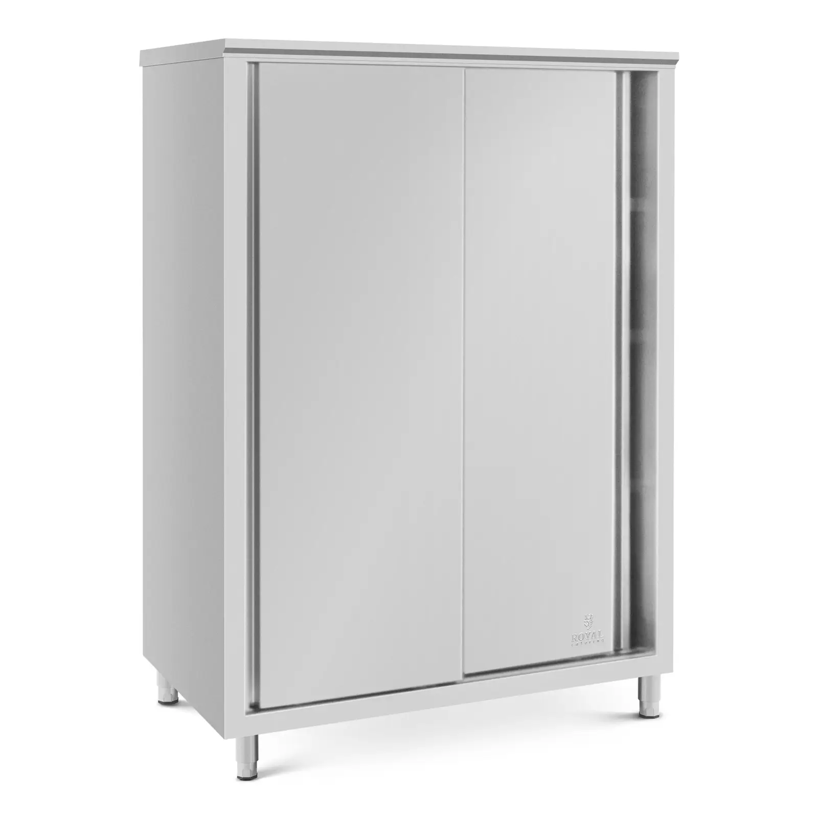 Edelstahl-Geschirrschrank - 120 x 70 x 180 cm - Royal Catering