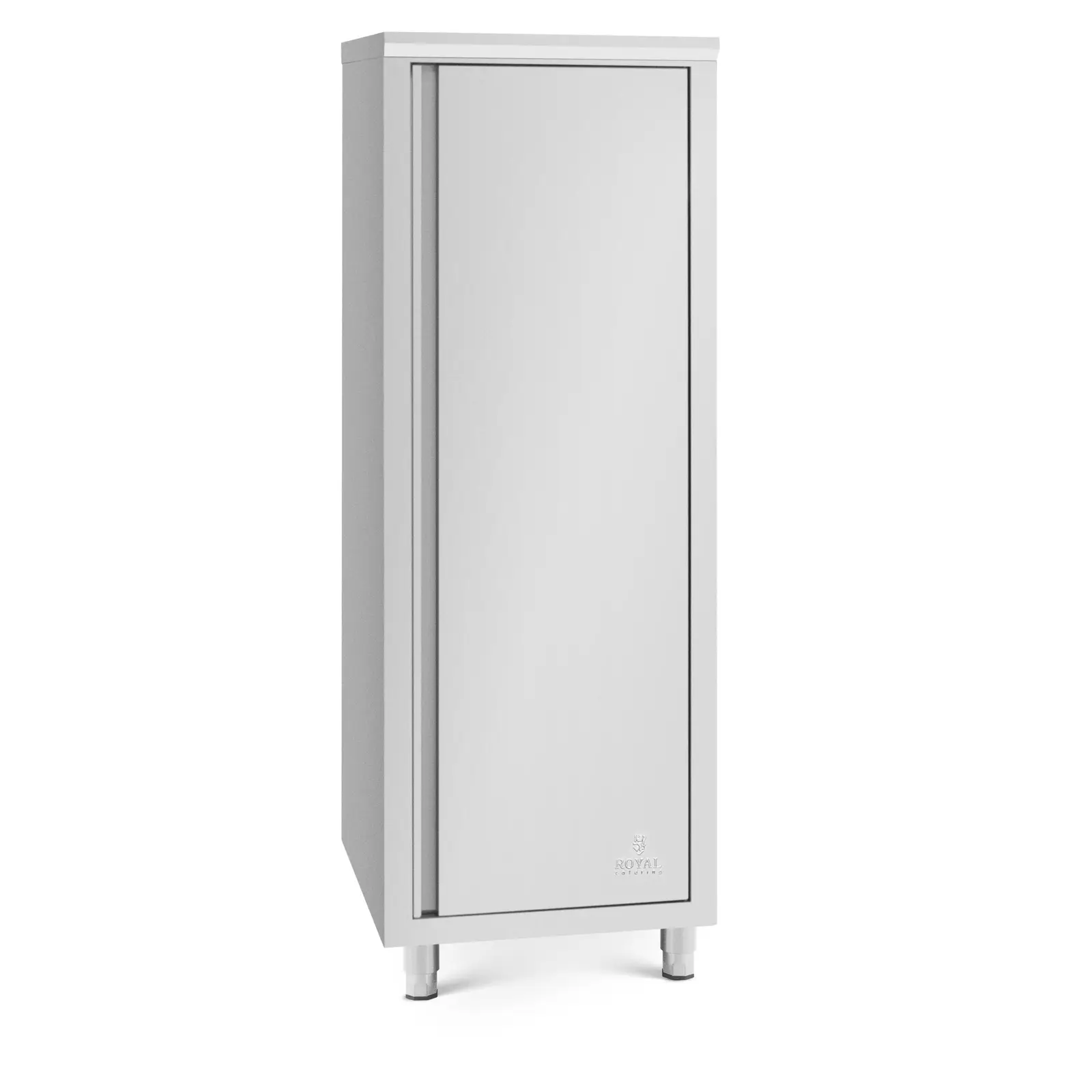 Edelstahl-Geschirrschrank - 60 x 60 x 180 cm - Royal Catering