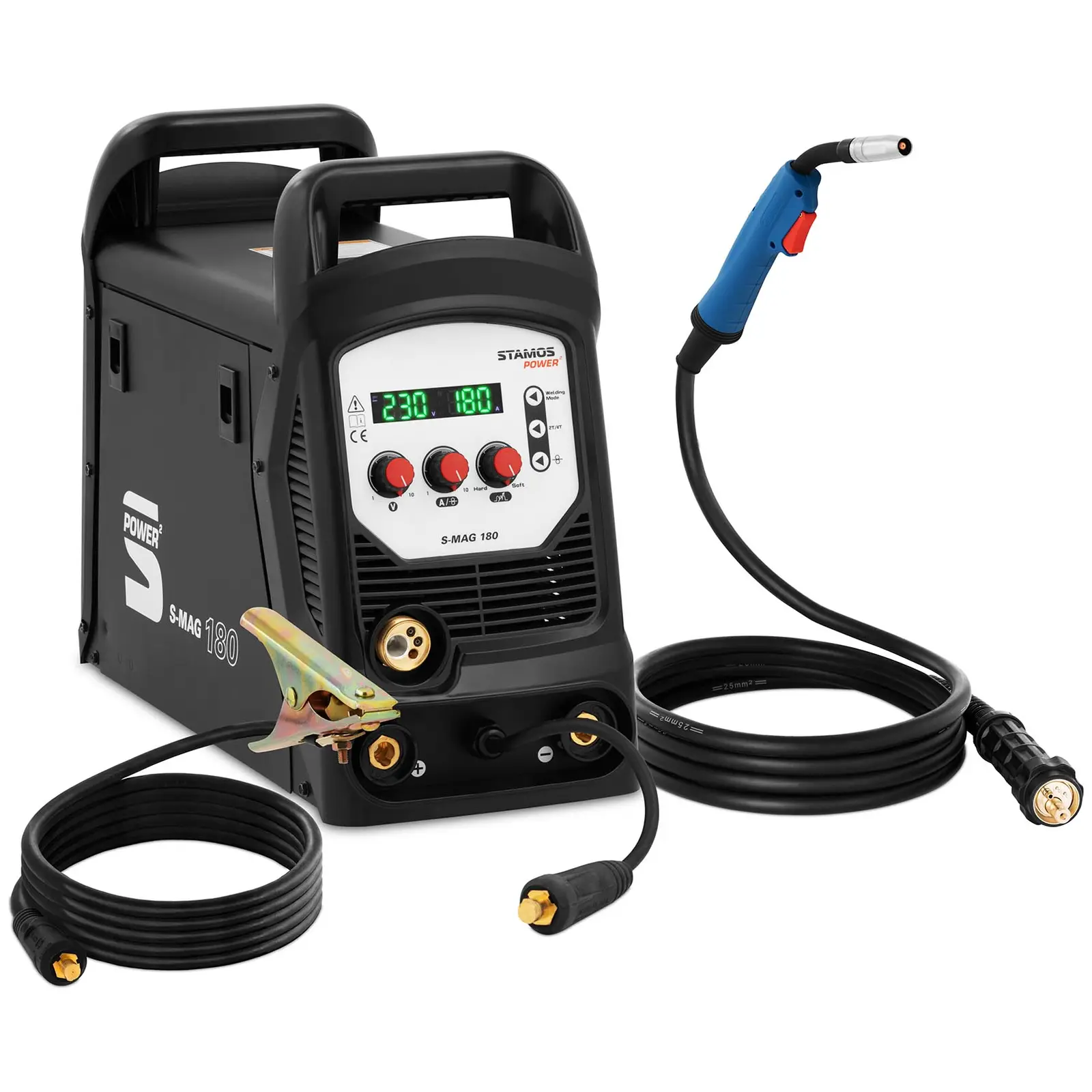 Stamos Power ² B-Ware MIG MAG Schweißgerät - 180 A - 2/4-Takt - 230 V