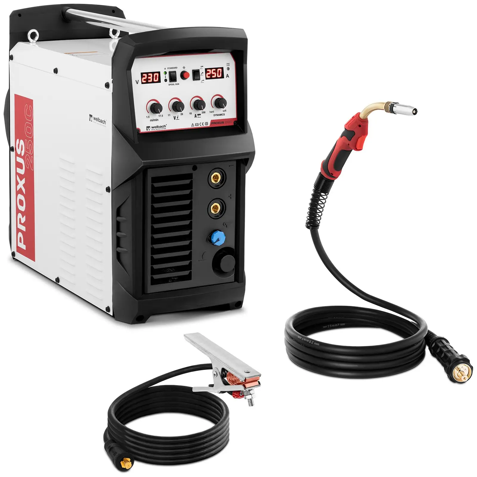welbach B-Ware MIG/MAG Schweißgerät - 250 A - digital - E-Hand