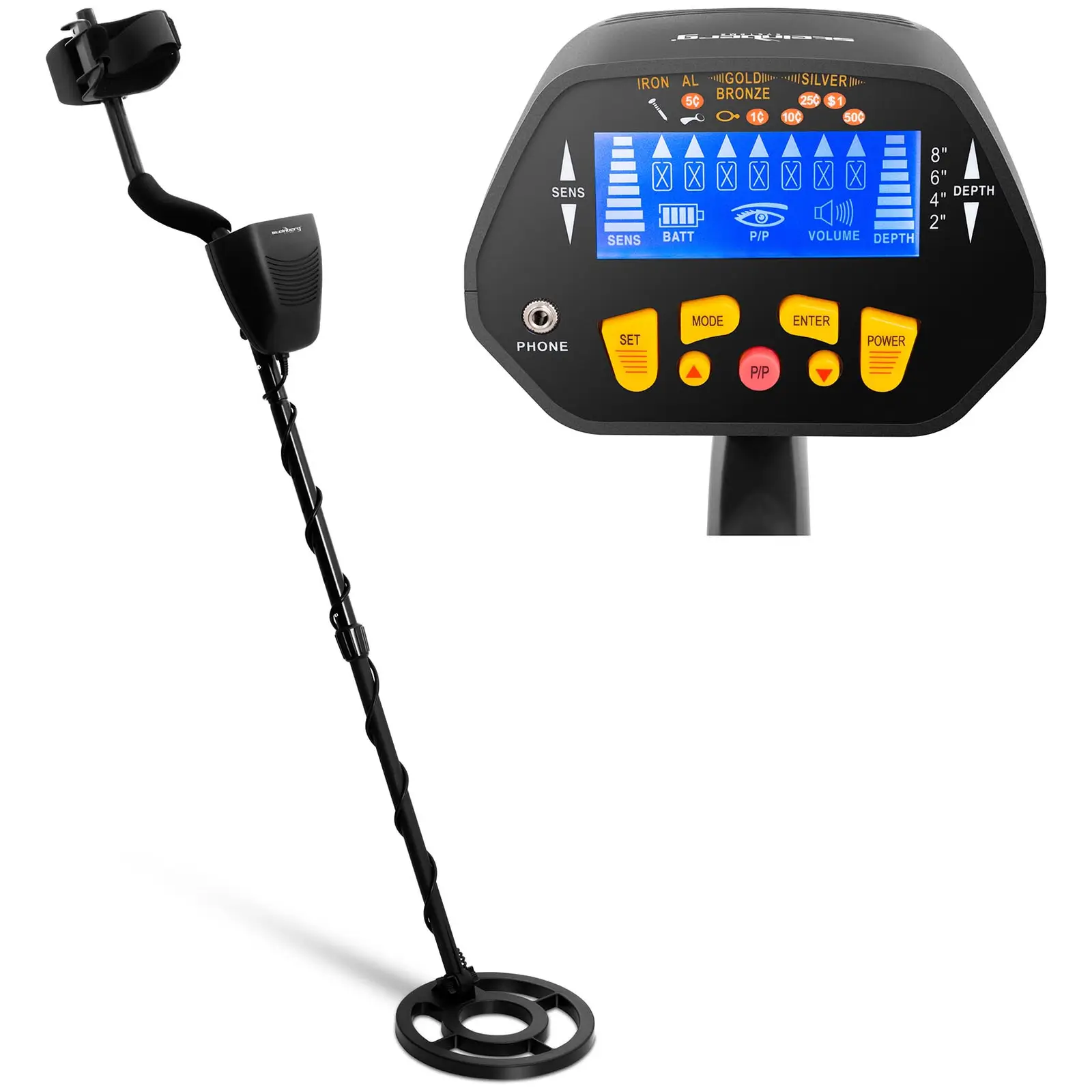 Steinberg Systems B-Ware Metalldetektor - 120 cm / 18 cm - Ø 21,5 cm