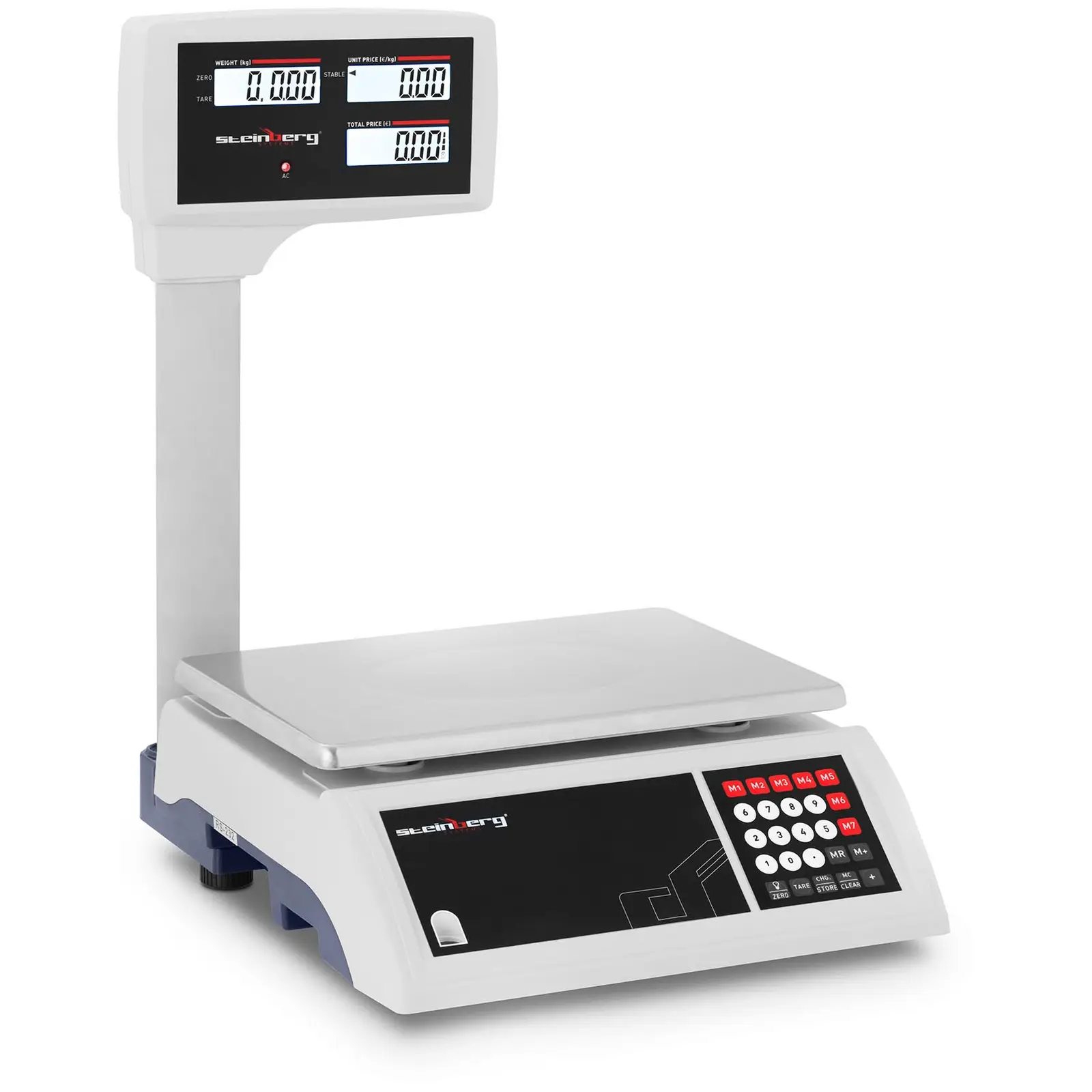 Steinberg Systems B-Ware Kontrollwaage - 30 kg / 5 g - 31 x 21 cm - 6 LCD-Hochanzeige