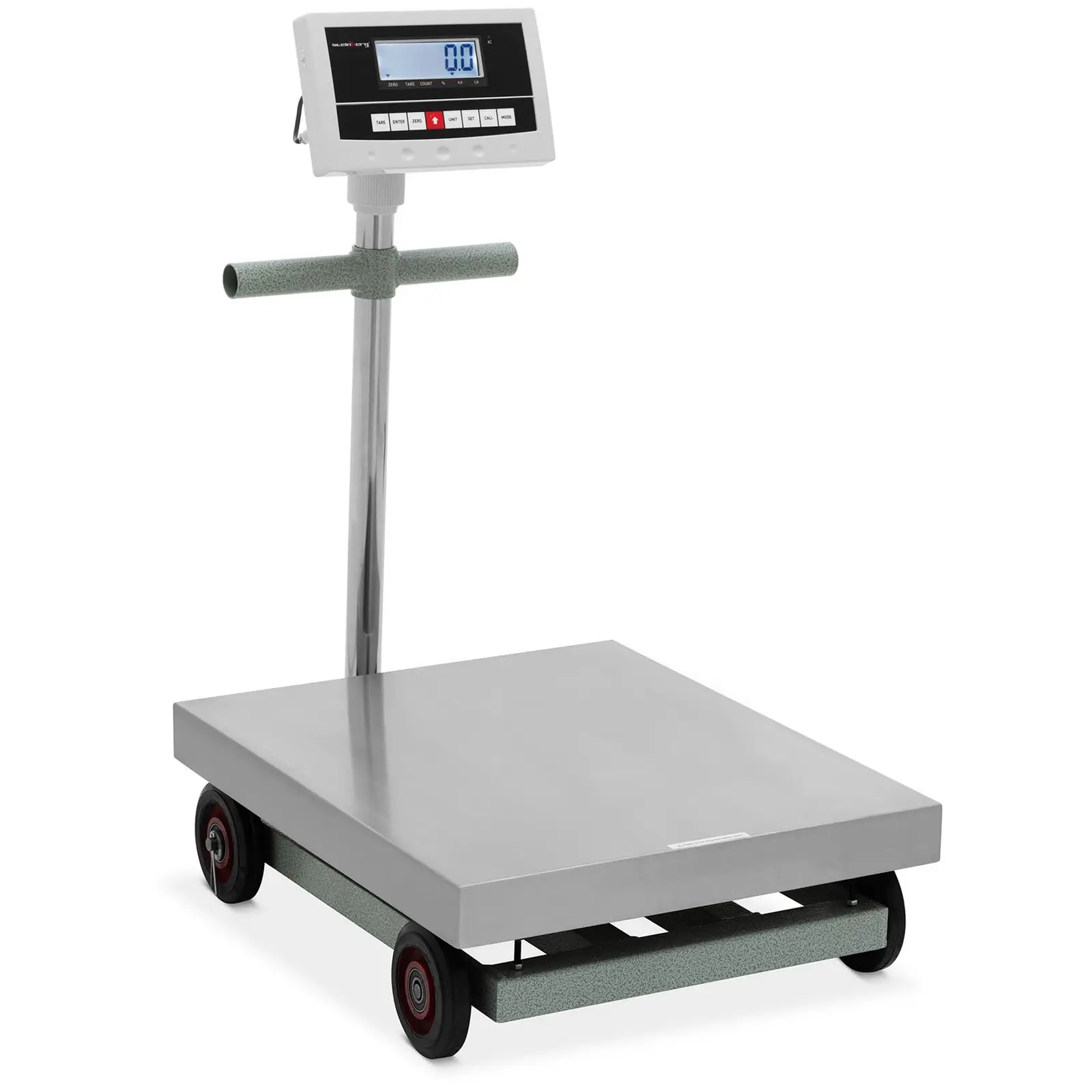 Steinberg Systems B-Ware Plattformwaage - 600 kg / 0,1 kg - 50 x 60 cm - rollbar - kg / lb - LCD