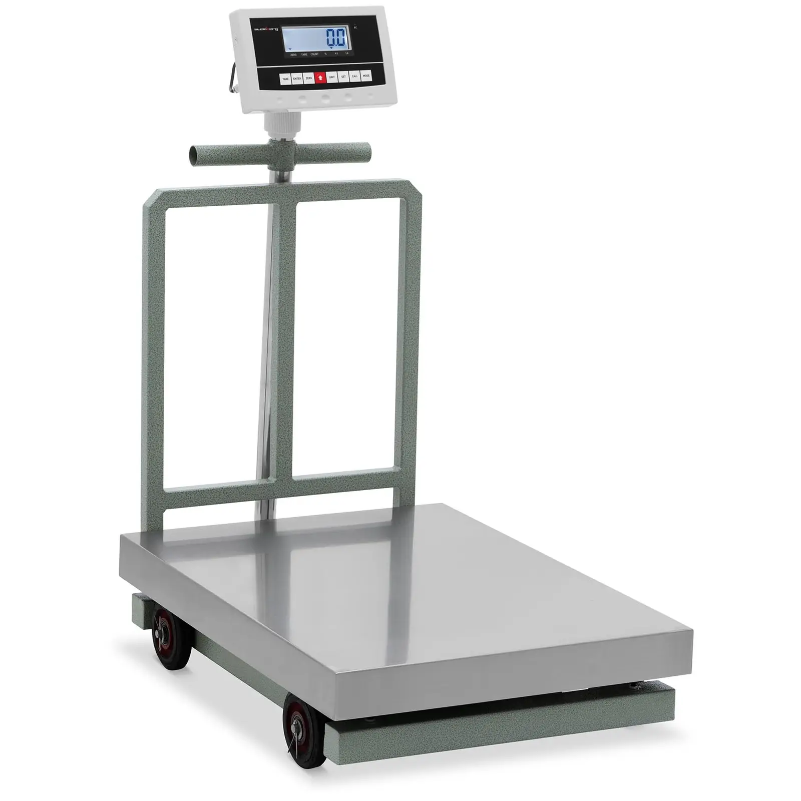 Steinberg Systems B-Ware Plattformwaage - 1000 kg / 0,2 kg - 60 x 80 cm - rollbar - kg / lb - LCD