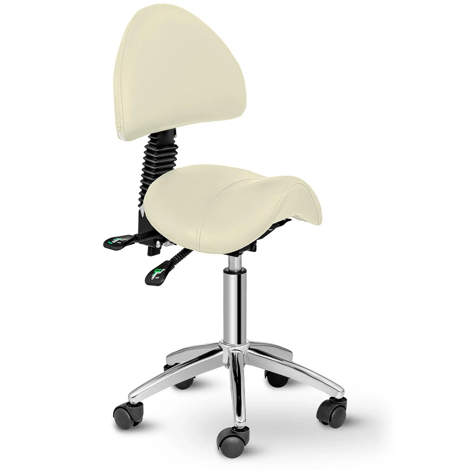 physa B-Ware Sattelstuhl - 550-690 mm - 150 kg - Beige
