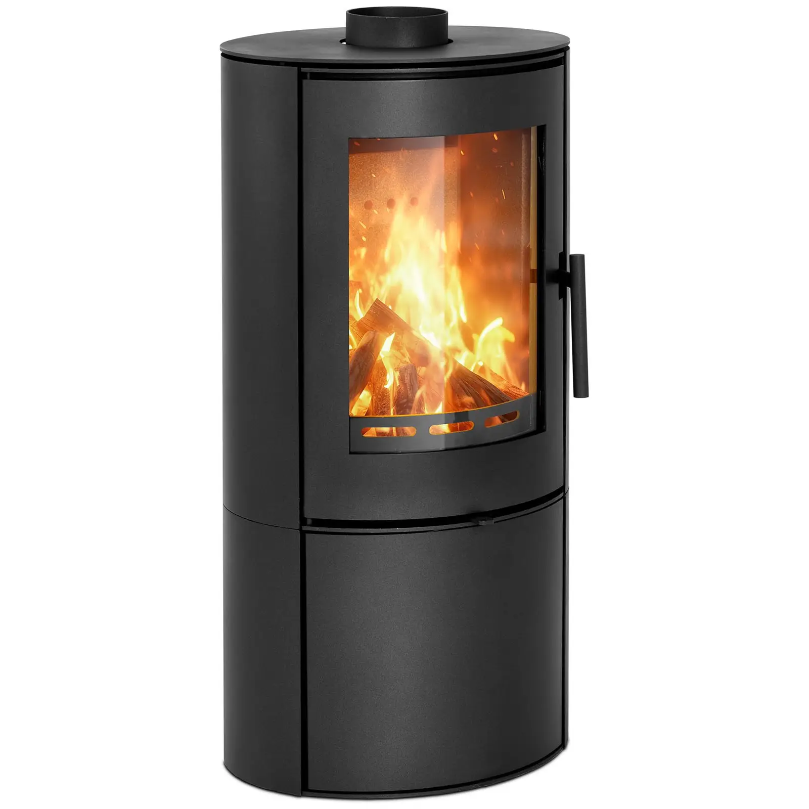 MSW B-Ware Kaminofen - 7,2 kW Maximalleistung - hocheffizient - regulierbare Belüftung - für 48 - 115 m³ - BImSchV-Stufe 2