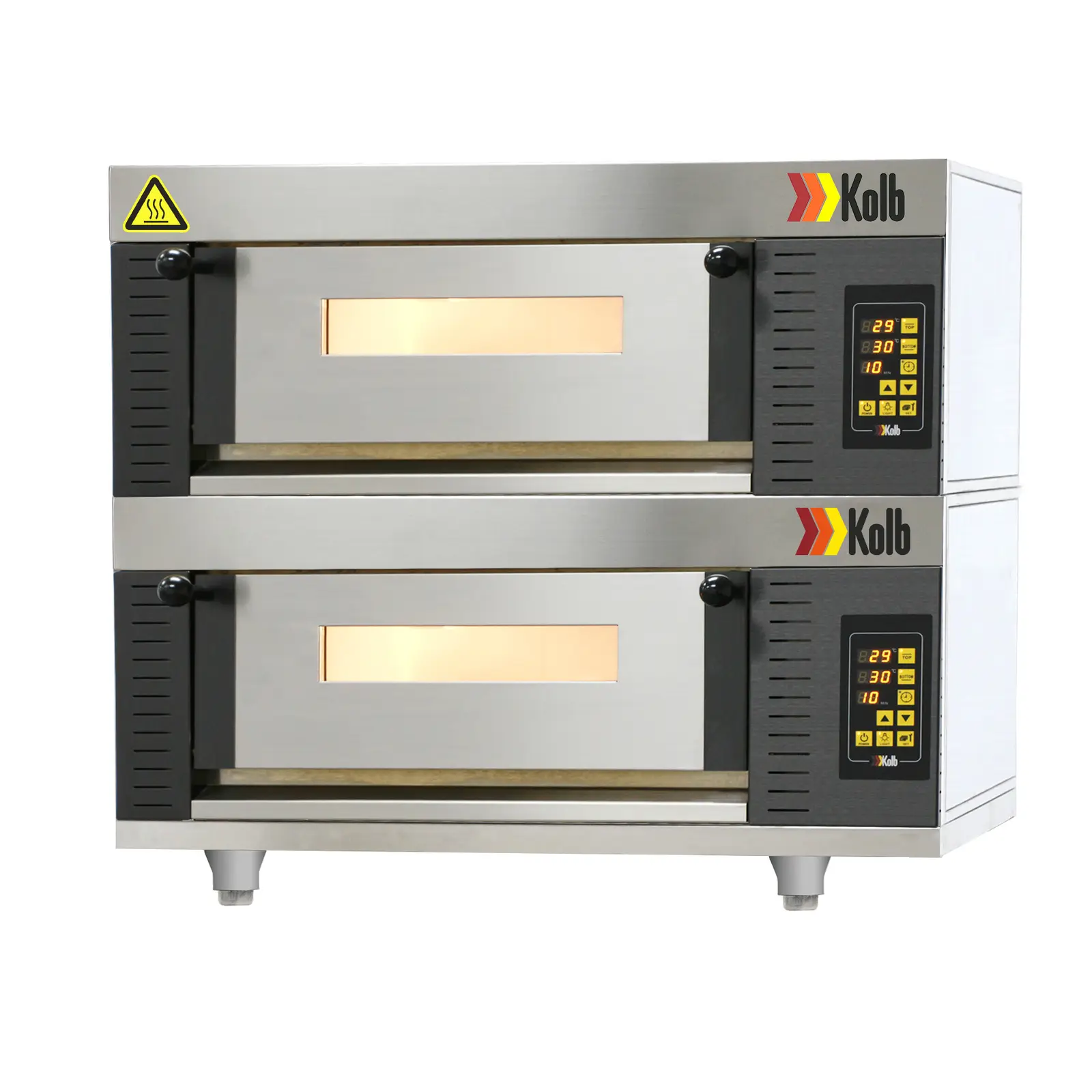 Pizzaofen - mit Pizzastein - für 8 Pizzen bis Ø 30 cm - 400 V - Royal Catering
