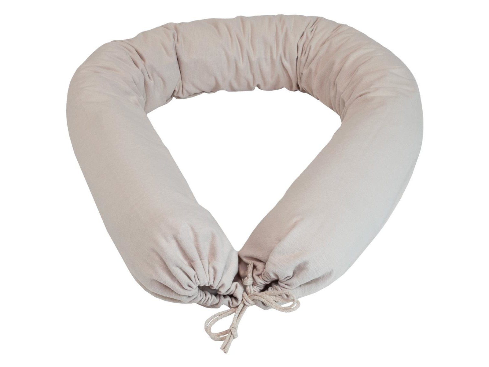 Stillkissen, Bezug Bio-Baumwolle Füllung Kapok beige Maße 20 x 200 cm