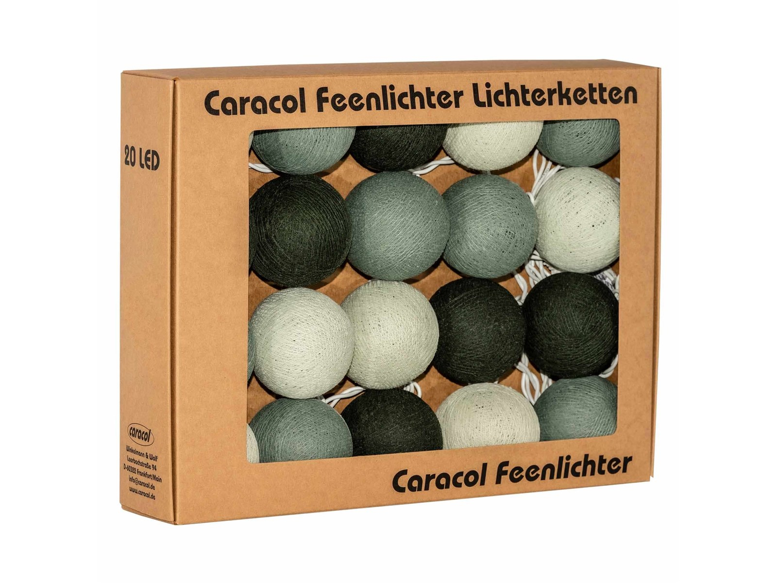 Kugel-Lichterkette Seamist