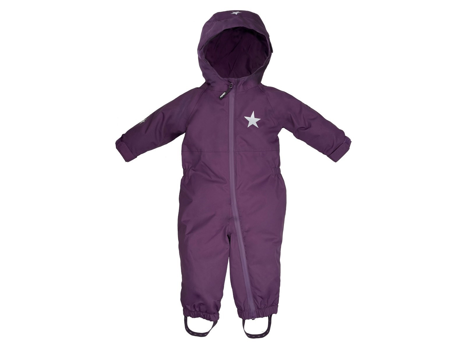 BMS Baby und Kinder Overall wasserdicht und atmungsaktiv SoftLan beere Gr. 80